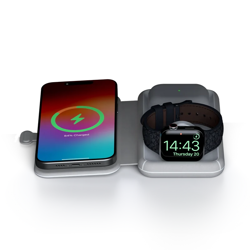 Chargeur de voyage sans fil pliable 3en1