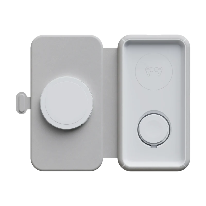 Chargeur de voyage sans fil pliable 3en1