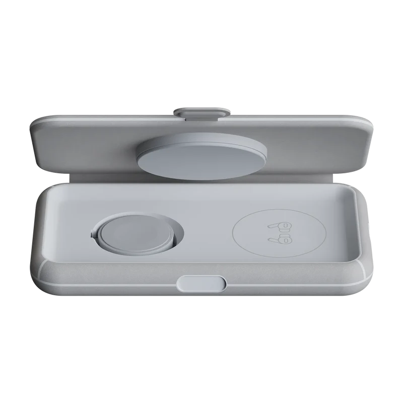 Chargeur de voyage sans fil pliable 3en1