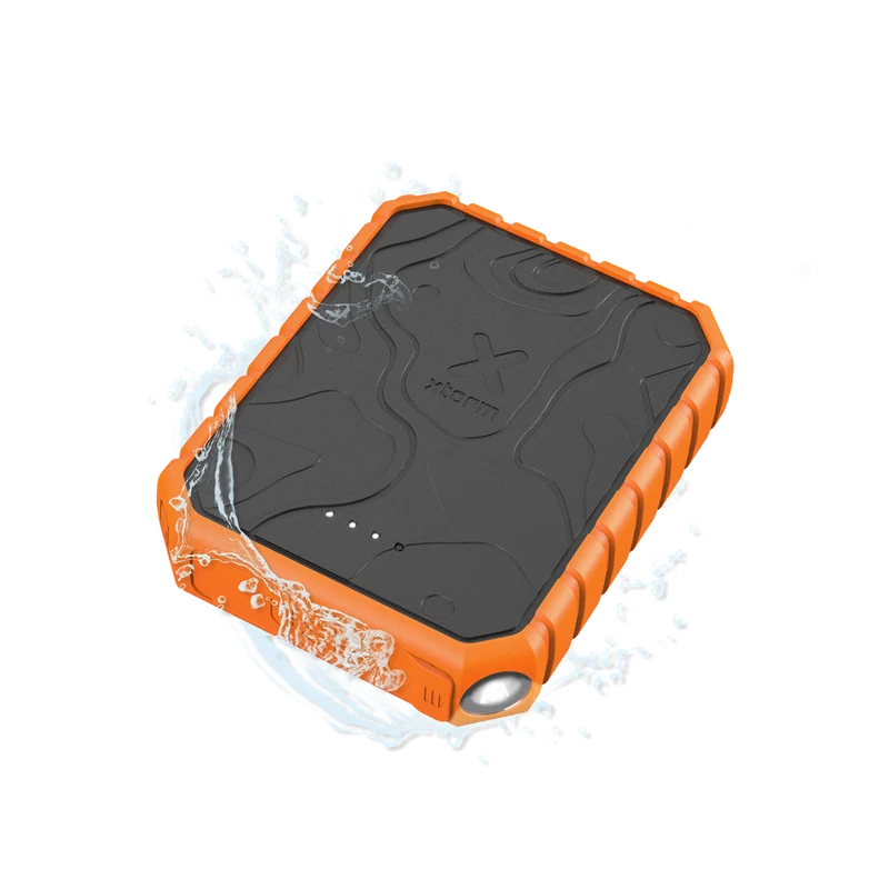 Xtreme Power Bank Rugged 20W - 10.000 mAh - Extérieur - Étanche avec Lampe de Poche - Quick Charge 3.0