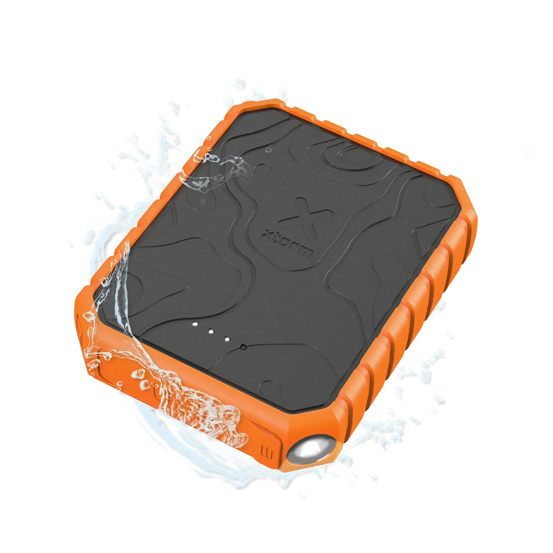 Xtreme Power Bank Rugged 20W - 10.000 mAh - Extérieur - Étanche avec Lampe de Poche - Quick Charge 3.0
