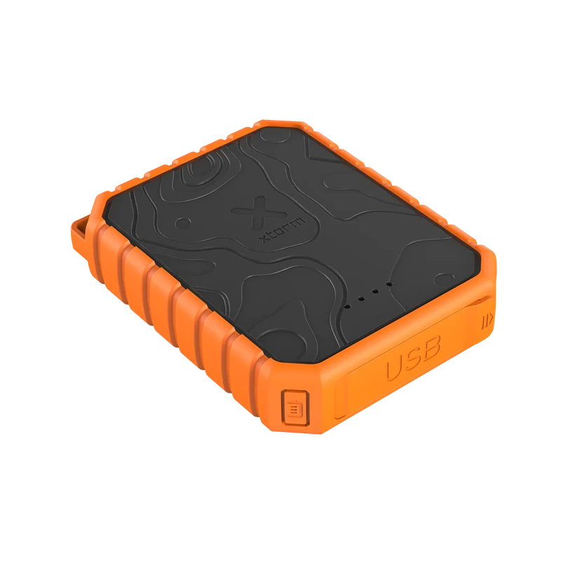Xtreme Power Bank Rugged 20W - 10.000 mAh - Extérieur - Étanche avec Lampe de Poche - Quick Charge 3.0