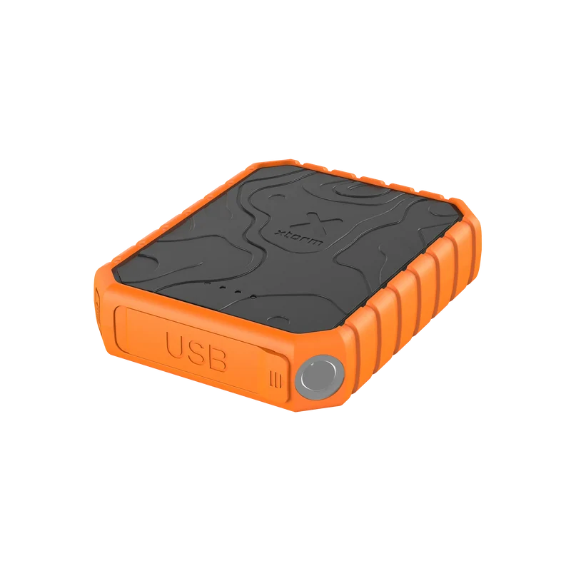 Xtreme Power Bank Rugged 20W - 10.000 mAh - Extérieur - Étanche avec Lampe de Poche - Quick Charge 3.0