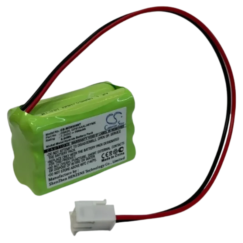 Batterie 7.2V 700mAh pour Marmitek ProGuard 800 Siren, ProGuard OS826
