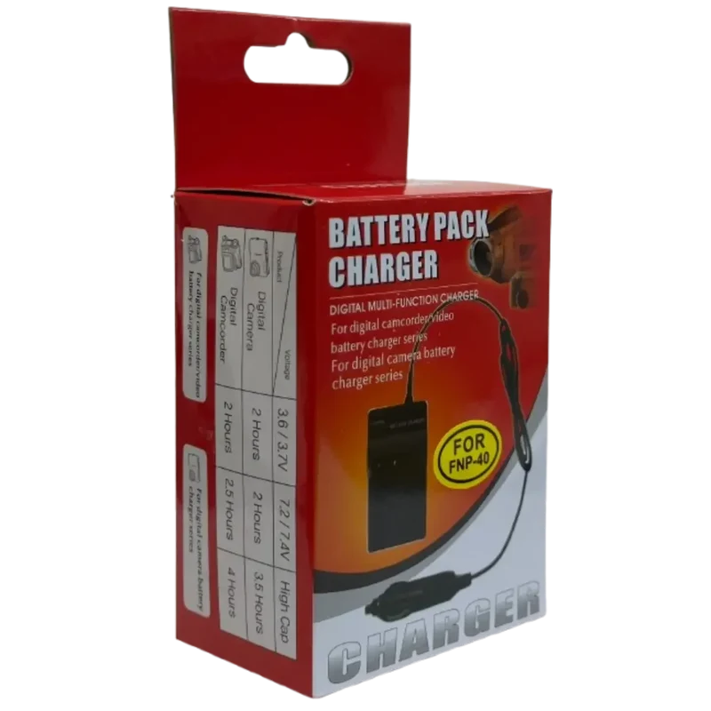 Chargeur pour Batterie Fujifilm NP60, K5001, 95, 0837, Panasonic S004E