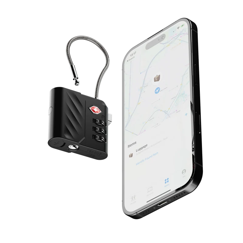 TSA Lock Tag – Luggage Lock with Tracker for Android & iPhone