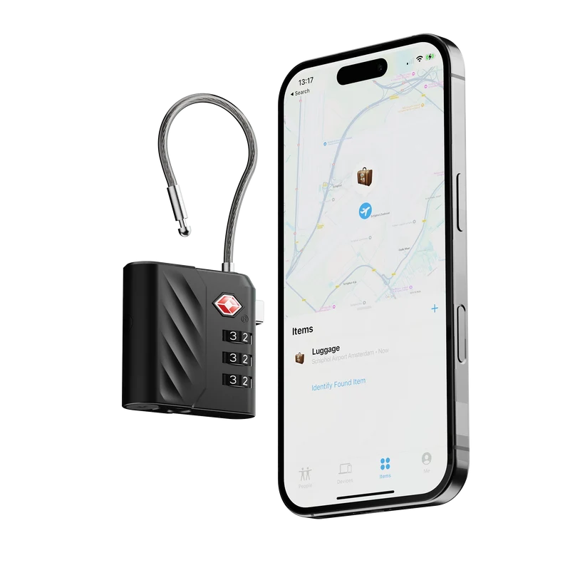TSA Lock Tag – Luggage Lock with Tracker for Android & iPhone