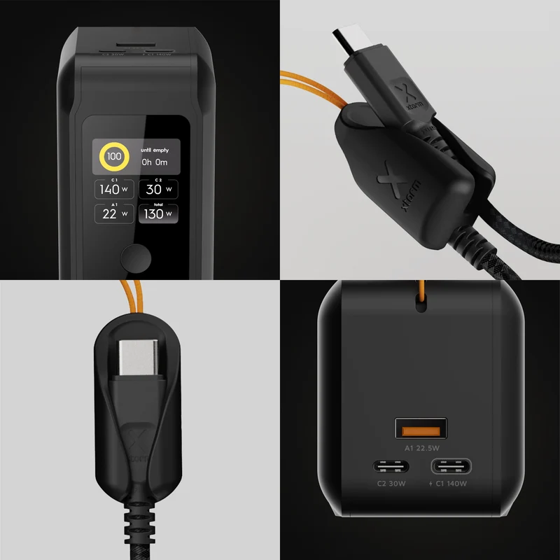 NextGen Powerbank 140W - 27.000 mAh - Midnight Black