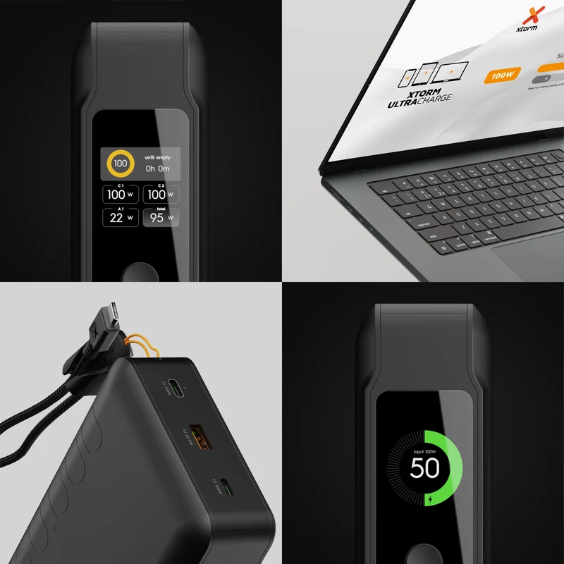 NextGen Powerbank 100W - 60.000 mAh - Midnight Black