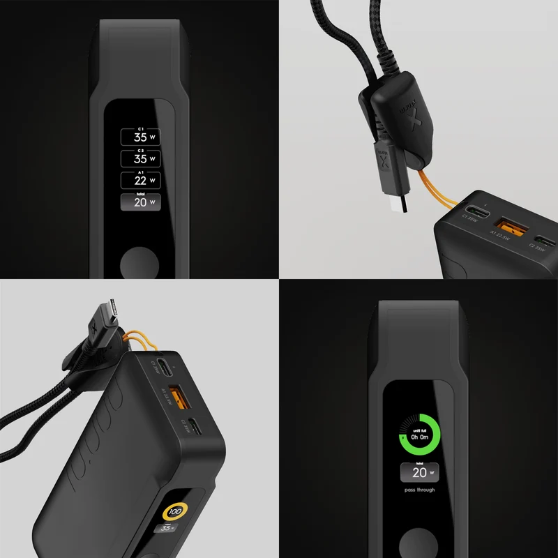 NextGen Powerbank 35W - 10.000 mAh - Midnight Black