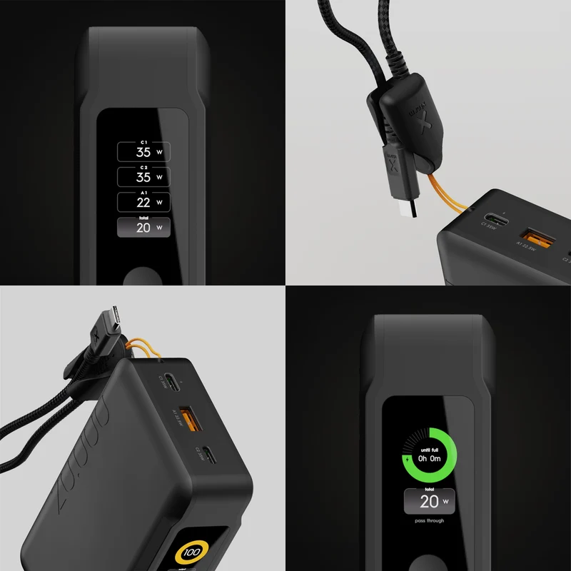 NextGen Powerbank 35W - 20.000 mAh - Midnight Black