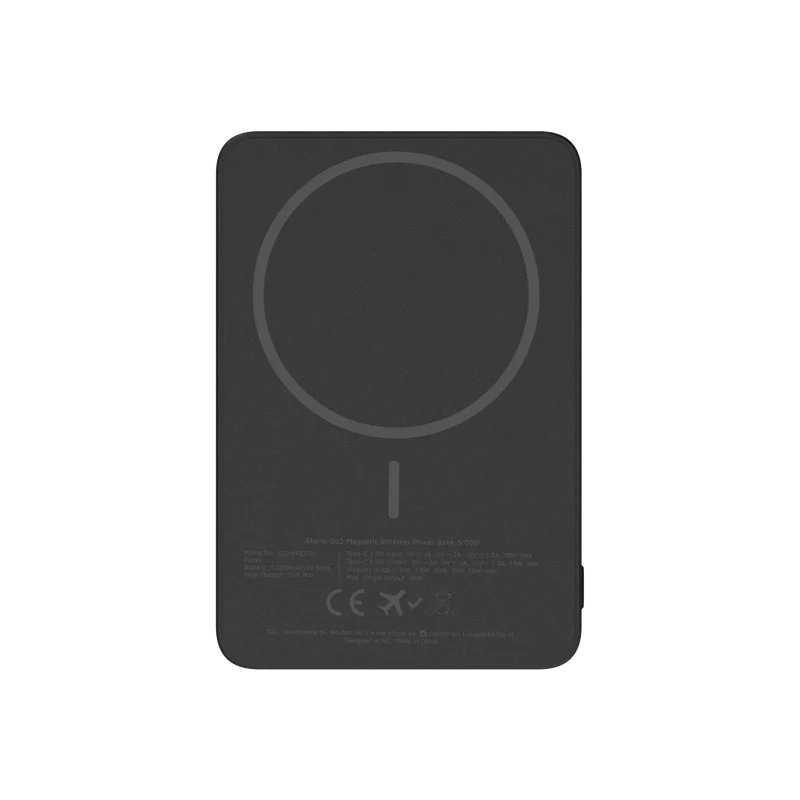 Go2 Wireless Powerbank 5.000 - Charcoal Black