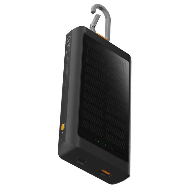 Go2 Power Bank Solar Panel and Flashlight 10.000 mAh - 15W