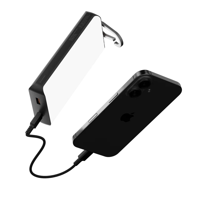 Go2 Power Bank Solar Panel and Flashlight 10.000 mAh - 15W