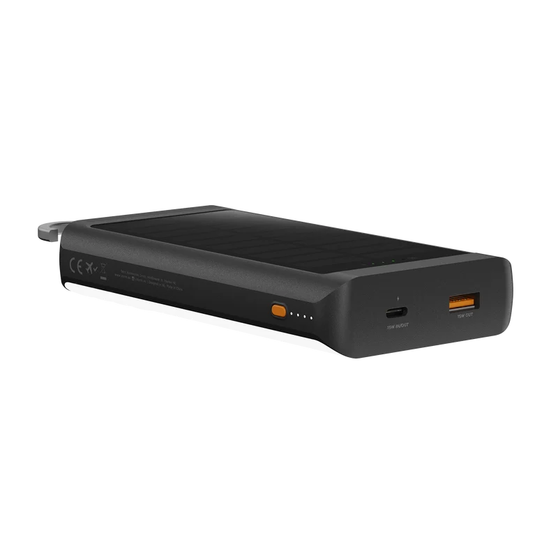 Go2 Power Bank Solar Panel and Flashlight 10.000 mAh - 15W