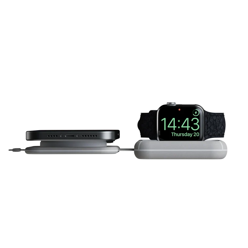Chargeur de voyage sans fil pliable 2 en 1