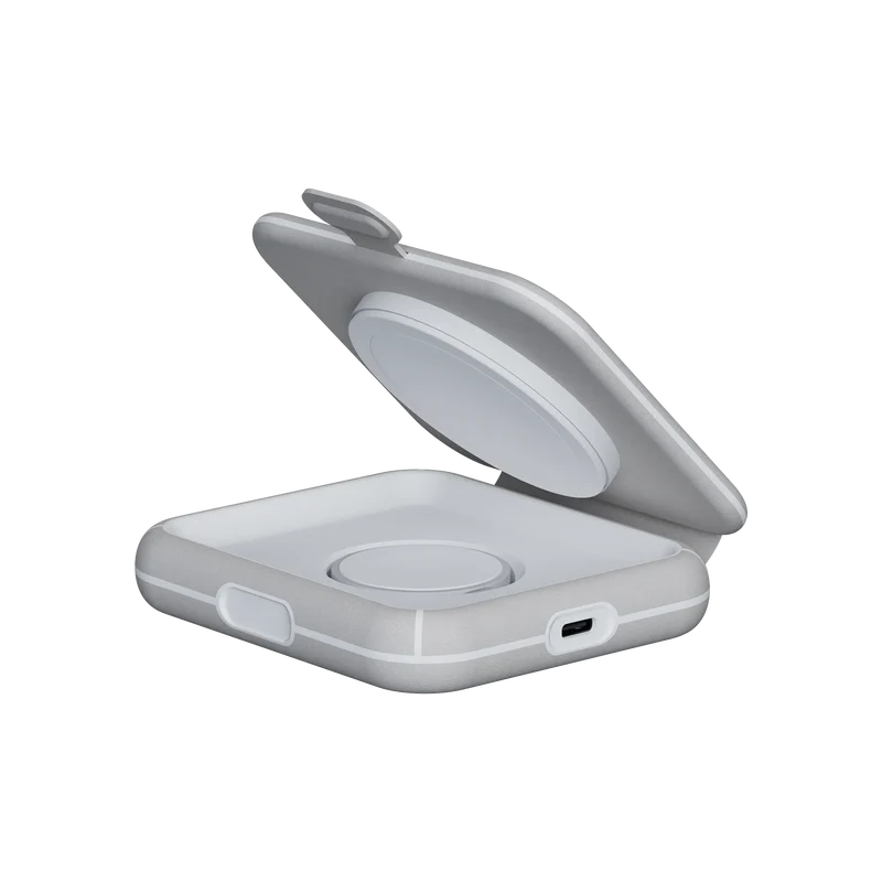 Chargeur de voyage sans fil pliable 2 en 1
