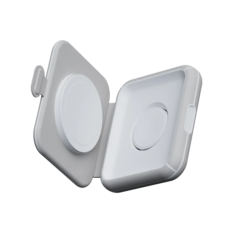 Chargeur de voyage sans fil pliable 2 en 1