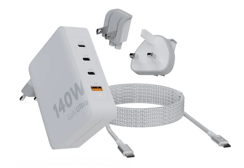 Chargeur de voyage GaN-Ultra 140 W + câble USB-C PD