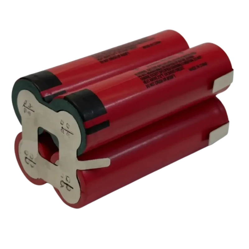 Batterie Li-ion 7.2V 7Ah 2S2P – Pack 4×18650 à souder