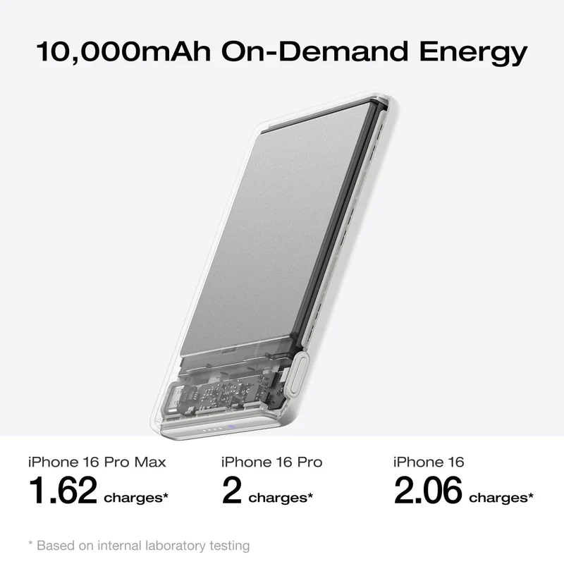 EcoFlow RAPID Mag Power Bank (10,000mAh, 7.5W, Magnetic Charging)