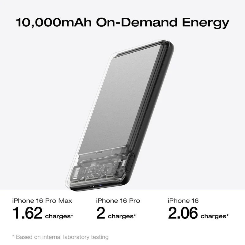 EcoFlow RAPID Mag Power Bank (10,000mAh, 7.5W, Magnetic Charging)