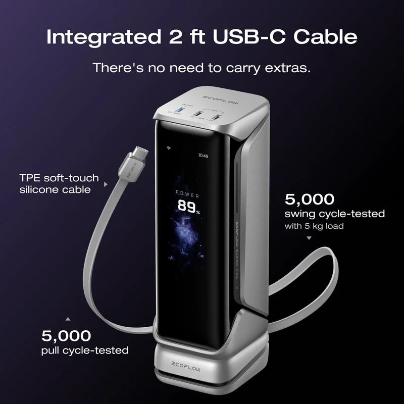 EcoFlow RAPID Pro X Power Bank (27,650mAh, 300W)