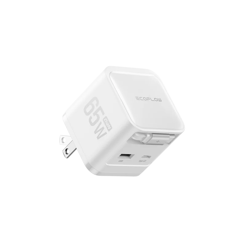 EcoFlow RAPID Charger (65W, Retractable Cable, GaN)