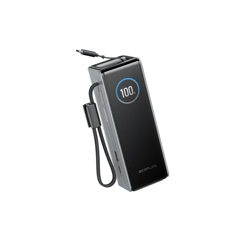 EcoFlow RAPID Power Bank (25,000mAh, 170W, 100W Built-In and Retractable Cables)
