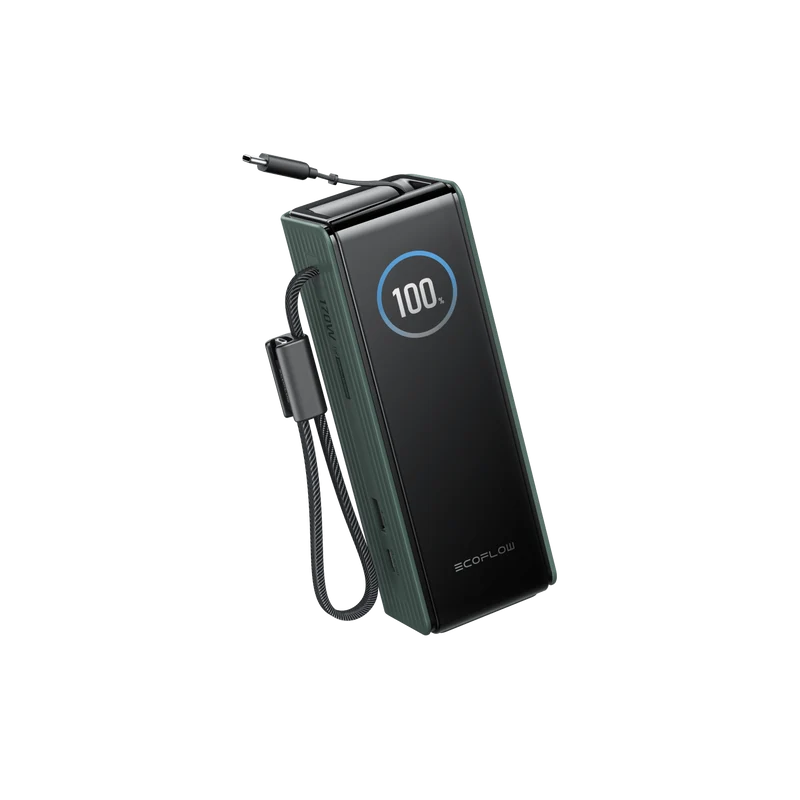 EcoFlow RAPID Power Bank (25,000mAh, 170W, 100W Built-In and Retractable Cables)