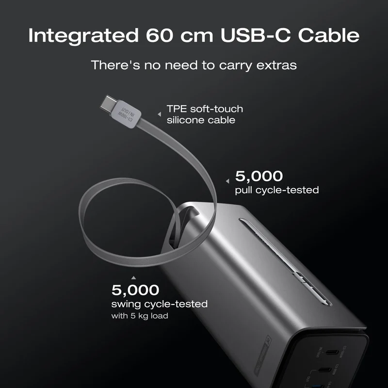 EcoFlow RAPID Pro Power Bank(20,000mAh, 230W, 100W Built-in Cable)