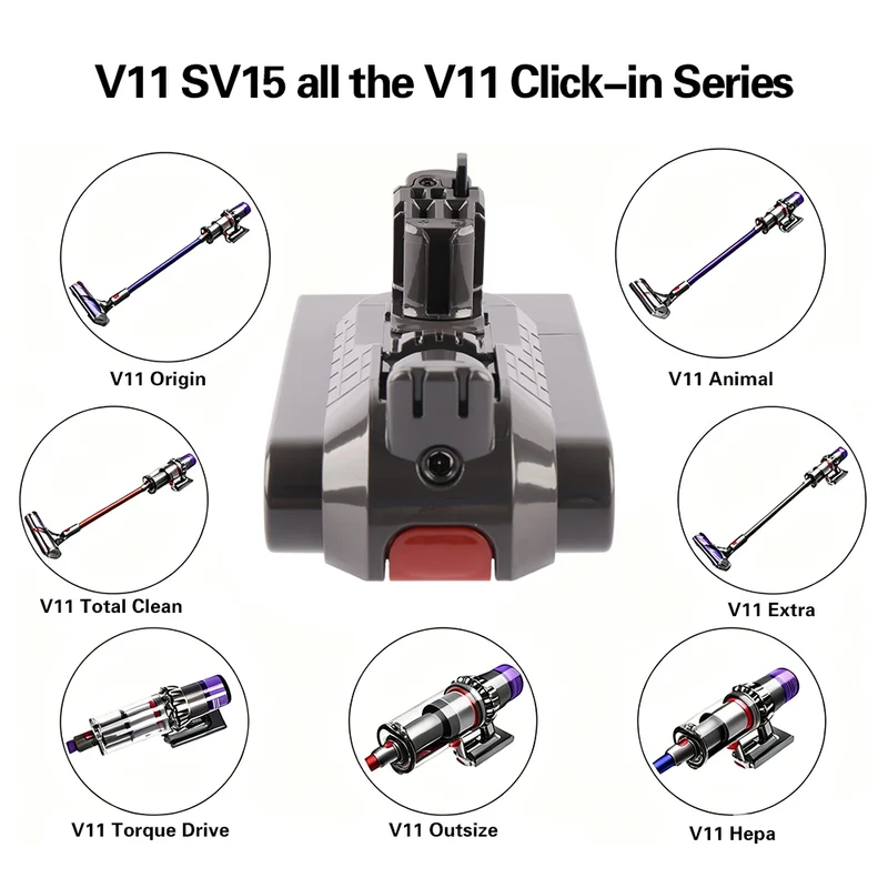 Replacement Battery For Dyson Vacuum Cleaner V11 SV15 SV16 SV17 SV22 SV29 SV47