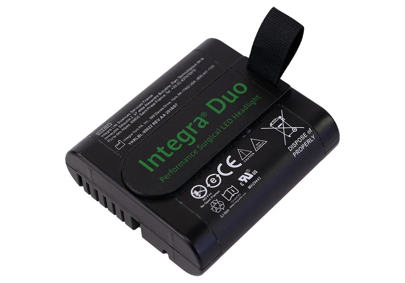 REF 90622 Battery Replacement For Integra Duo LED Surgical Headlight System