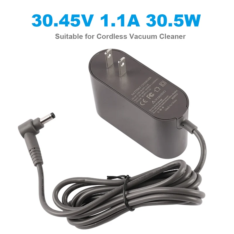 Replacement Charger For Dyson V10 V11 V15 V12 SV12 SV14 Cordless Vacuum Cleaner | 30.45V 1.1A