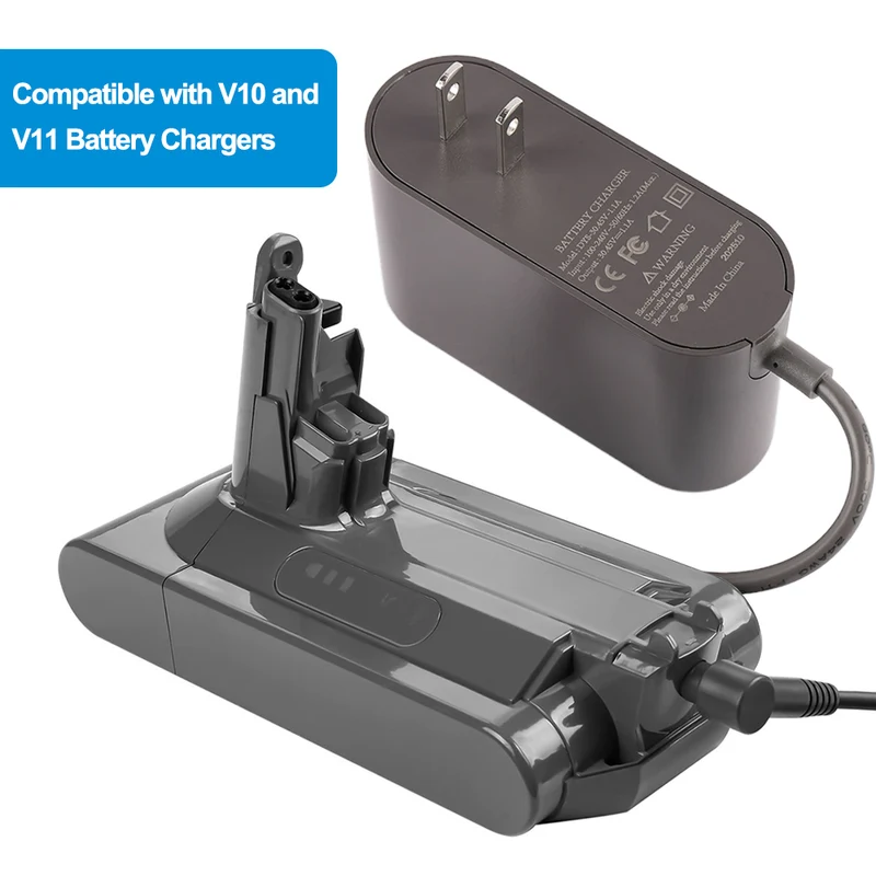 Replacement Charger For Dyson V10 V11 V15 V12 SV12 SV14 Cordless Vacuum Cleaner | 30.45V 1.1A