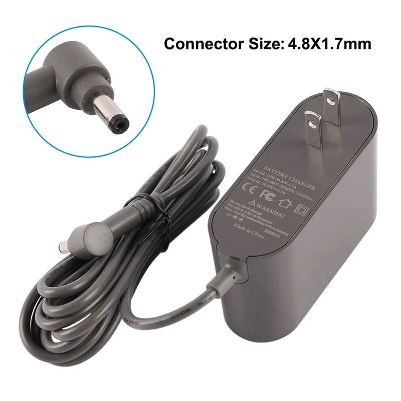Replacement Charger For Dyson V10 V11 V15 V12 SV12 SV14 Cordless Vacuum Cleaner | 30.45V 1.1A