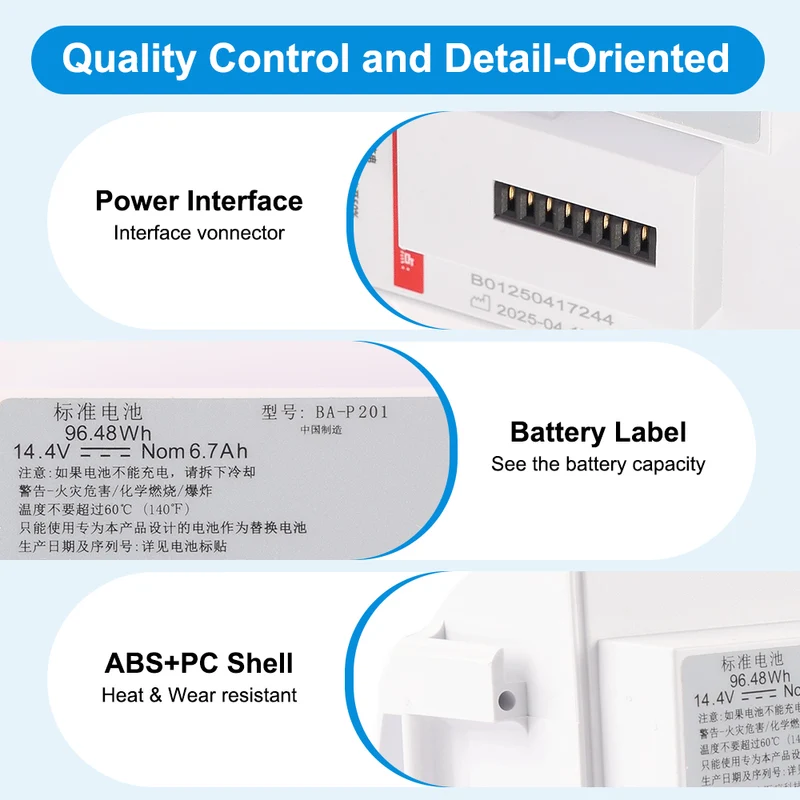 BA-P200 Replacement Battery For Rhythm Healthcare P2 P2-E6 P2-E7 Portable Oxygen Concentrator