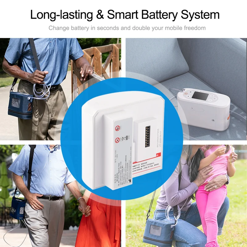 BA-P200 Replacement Battery For Rhythm Healthcare P2 P2-E6 P2-E7 Portable Oxygen Concentrator