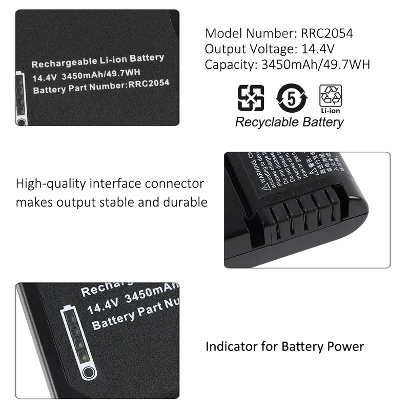 RRC2054 Rechargeable Smart Battery Pack for FLIR Si2 Acoustic Camera 49.7Wh | US Stock