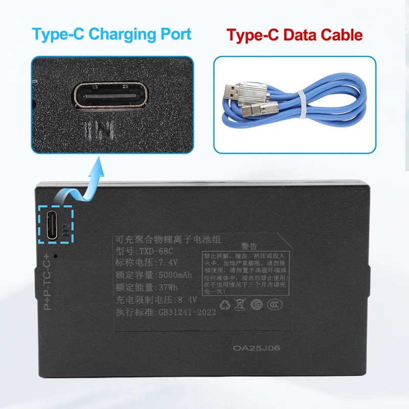 TXD-68C TZ68-C Replacement Battery For Smart Door Lock