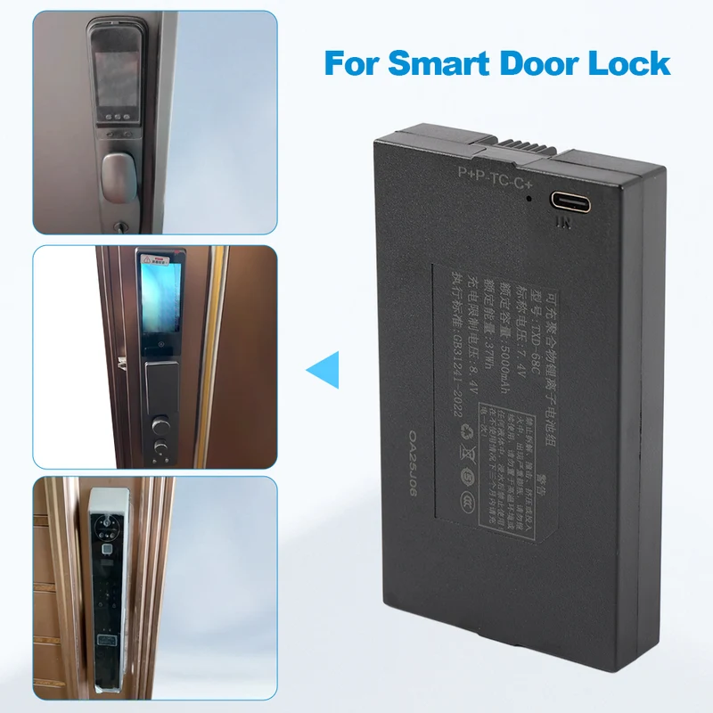 TXD-68C TZ68-C Replacement Battery For Smart Door Lock