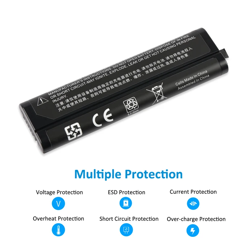 NI2040HD Battery For Oscor Green 24G Spectrum Analyzer 7200mAh