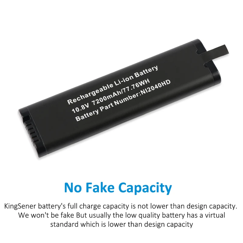 NI2040HD Battery For Oscor Green 24G Spectrum Analyzer 7200mAh