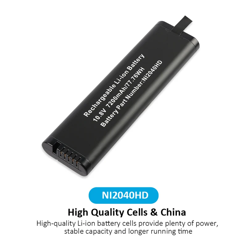 NI2040HD Battery For Oscor Green 24G Spectrum Analyzer 7200mAh