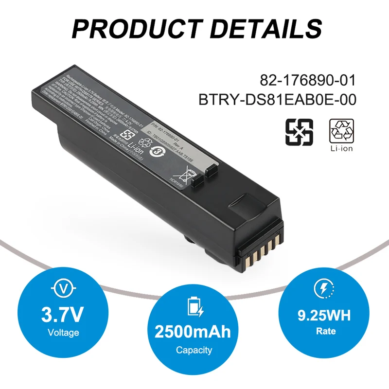 BTRY-DS81EAB0E-00 Barcode scanners Battery for Zebra DS8100 DS8178 Series