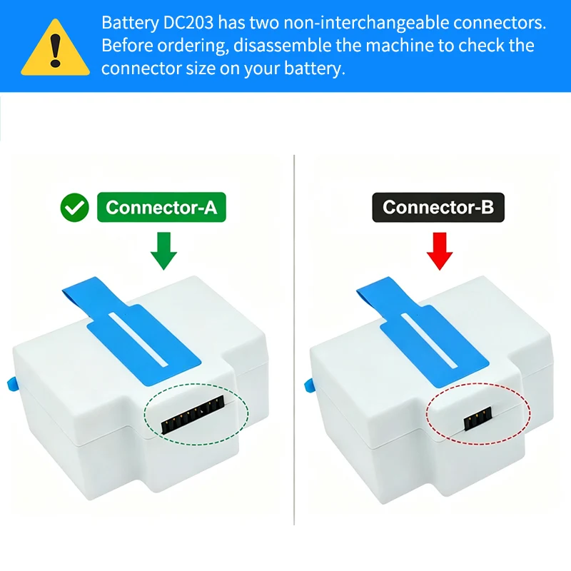 DC203 Syringe Pump Battery for ENMIND EN-S7 EN-V7 Smart 2600mah 11.1v