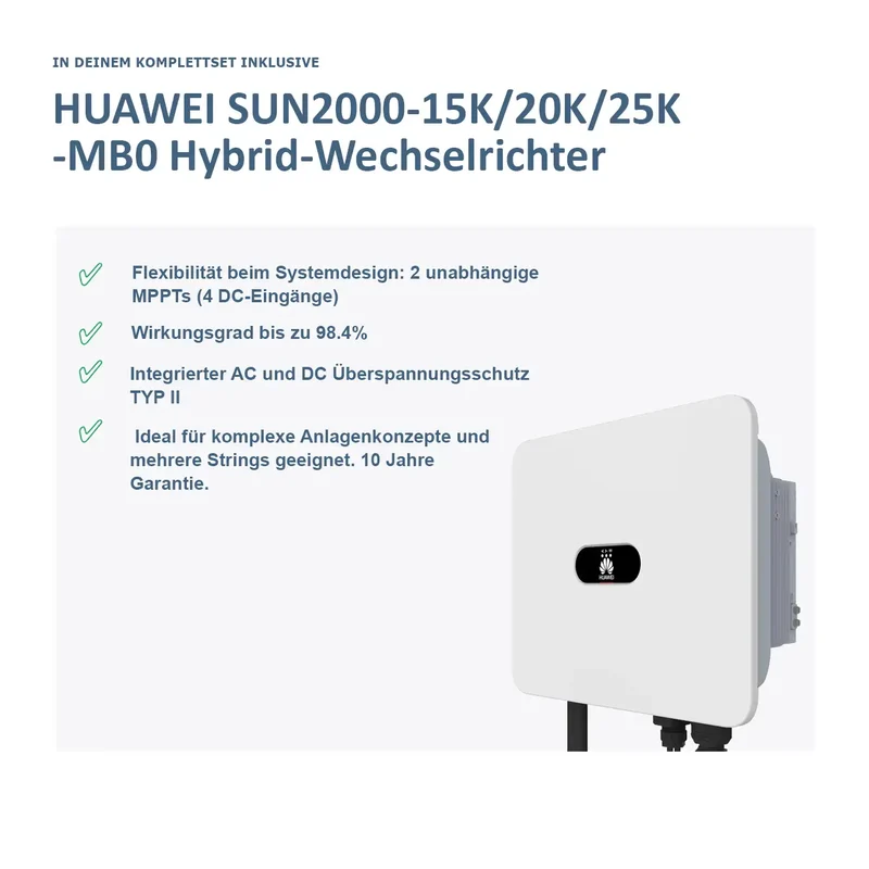 Huawei SUN2000 + LUNA2000 + SmartGuard complete set