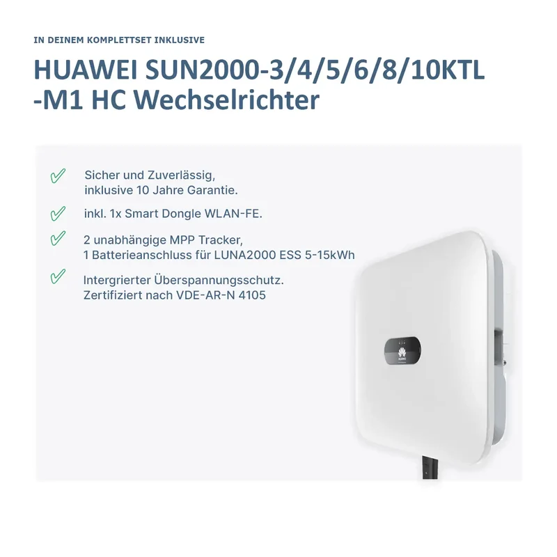 Huawei SUN2000 + LUNA2000 + SmartGuard complete set