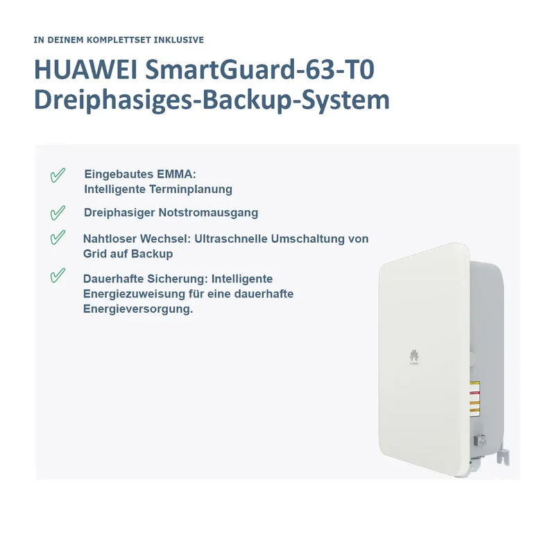 Huawei SUN2000 + LUNA2000 + SmartGuard complete set