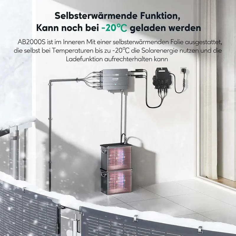 AB2000S Zendure SolarFlow Extension Battery 1920 Wh Add-On LiFePO4